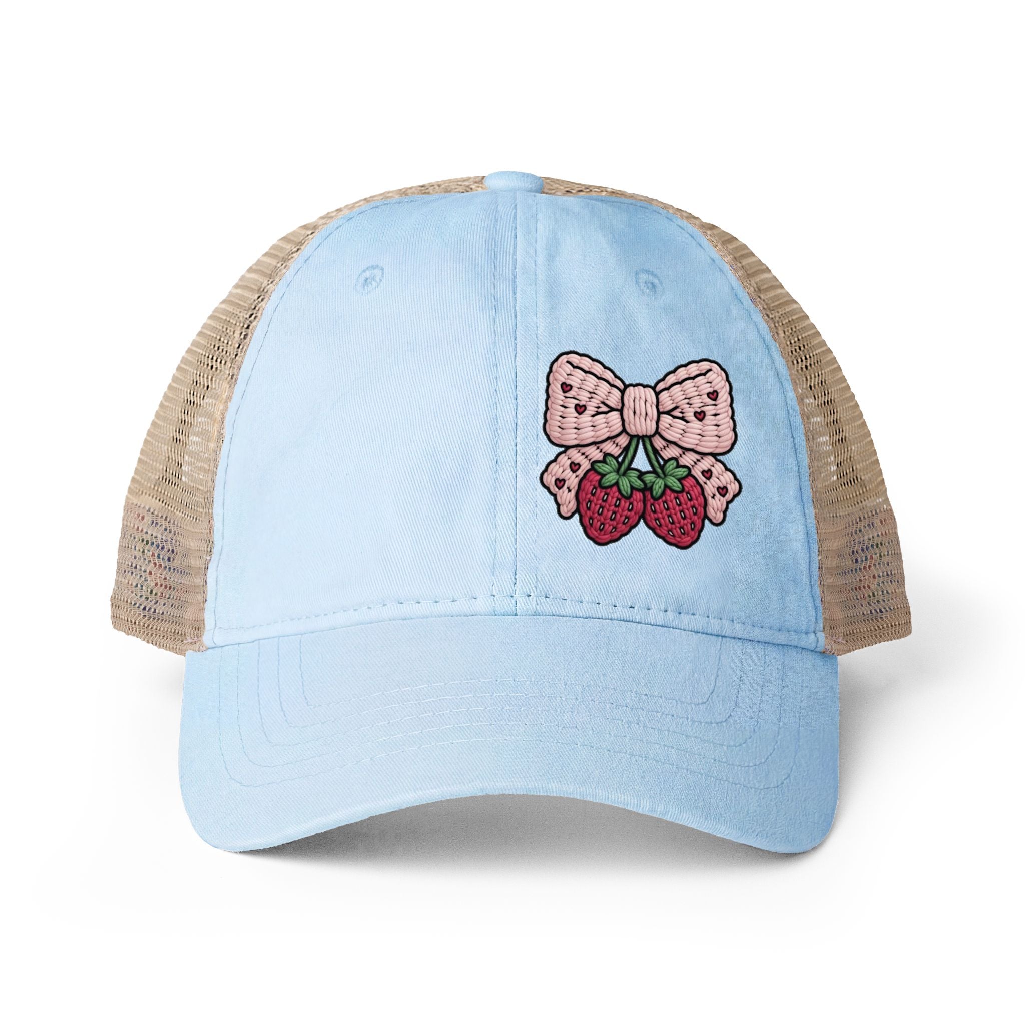 Women's Washed Mesh-Back Cap