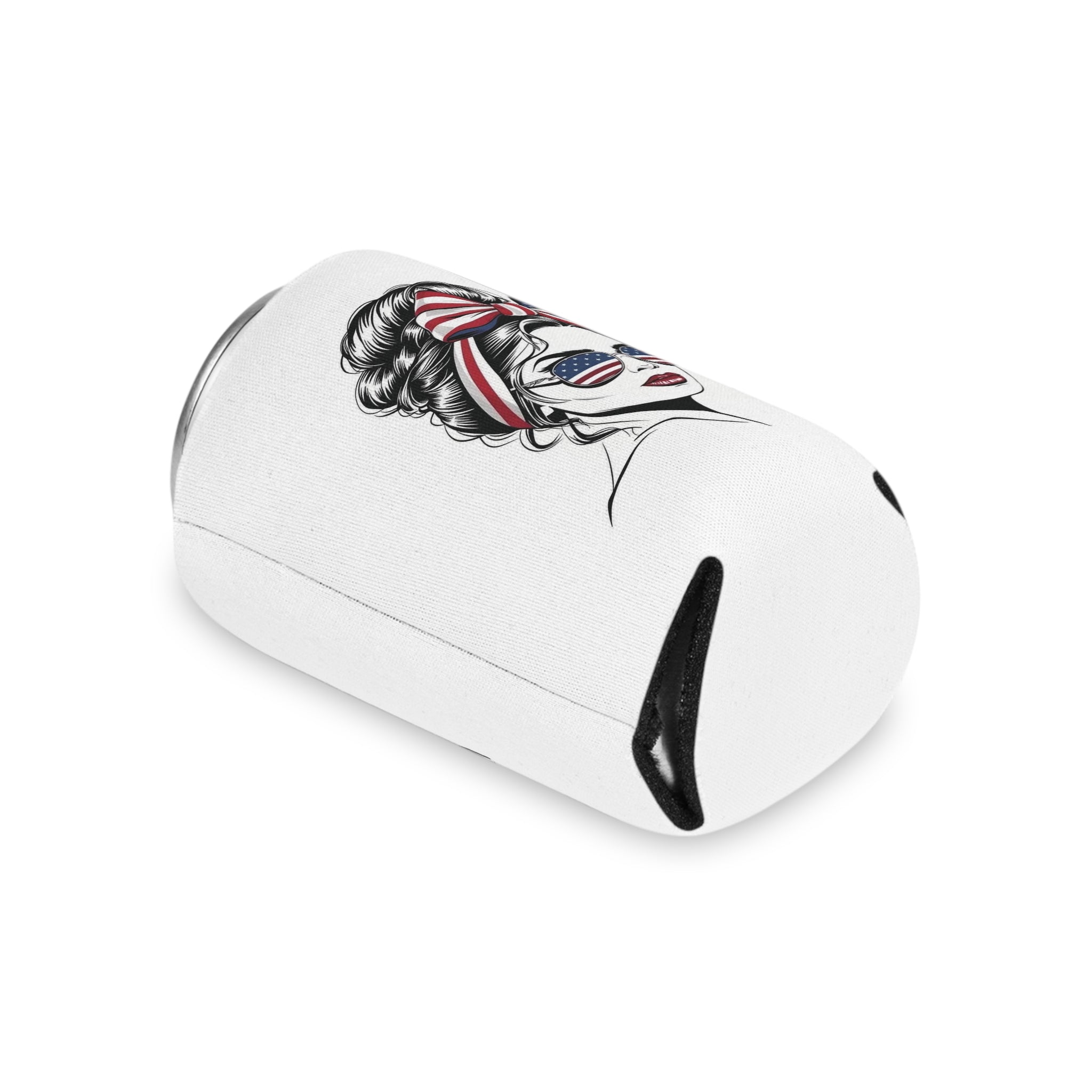 Patriotic USA Letters Can Cooler | American Flag Fireworks