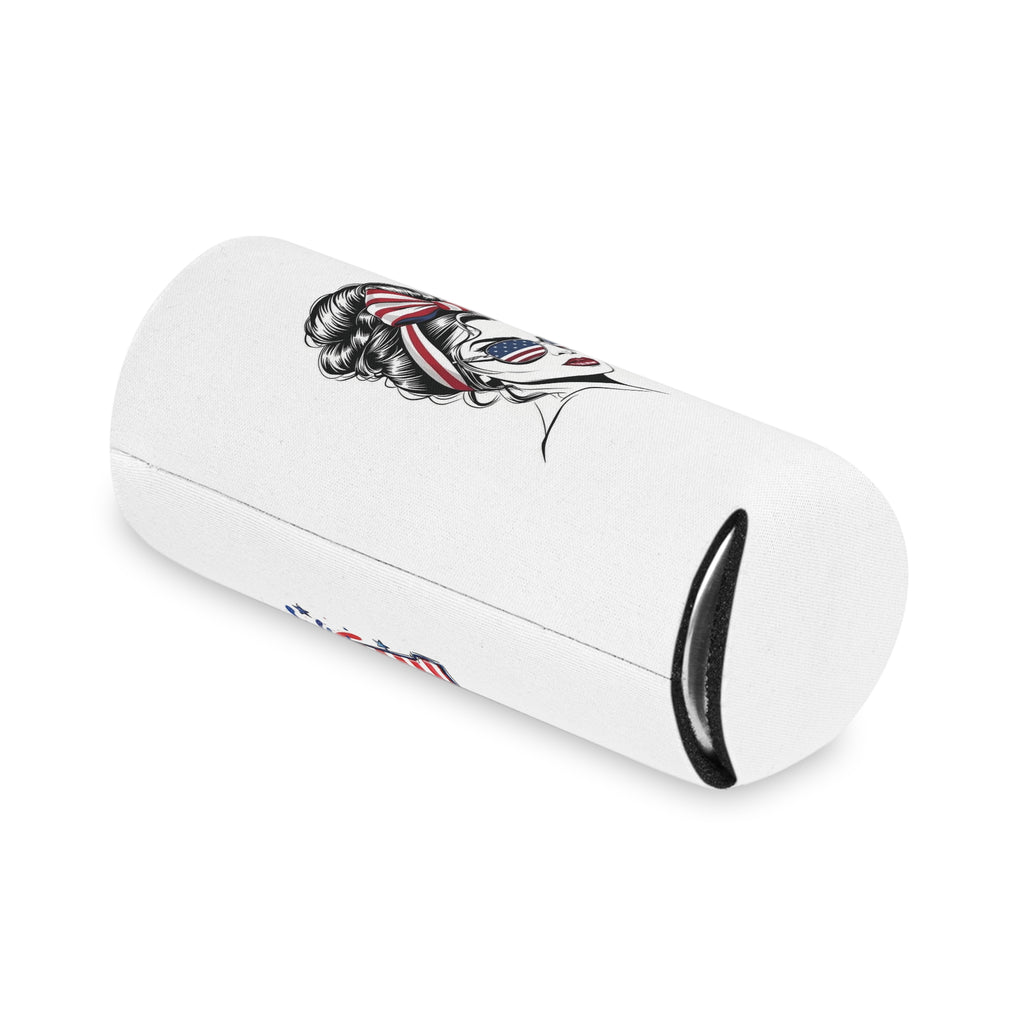 Patriotic USA Letters Can Cooler | American Flag Fireworks