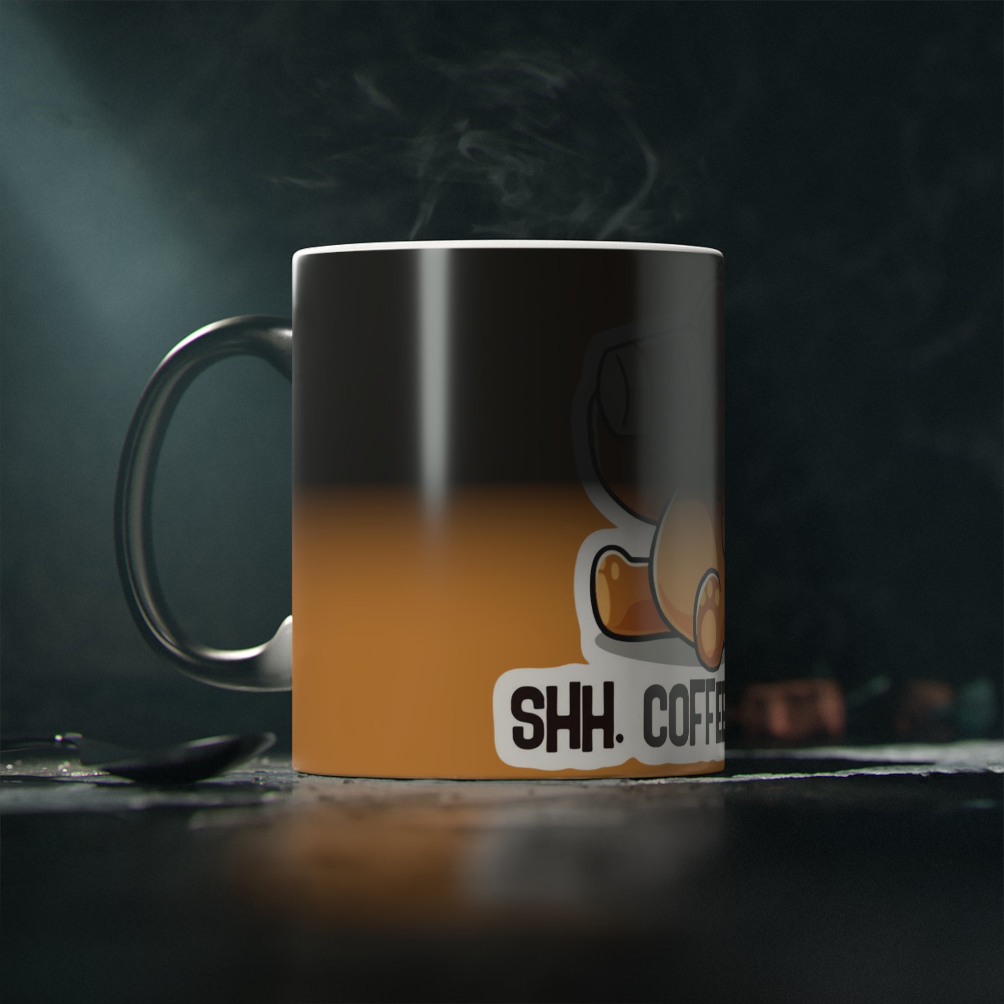 Sleepy Bear Drinking Coffee mug | Coffee First ceramic mug