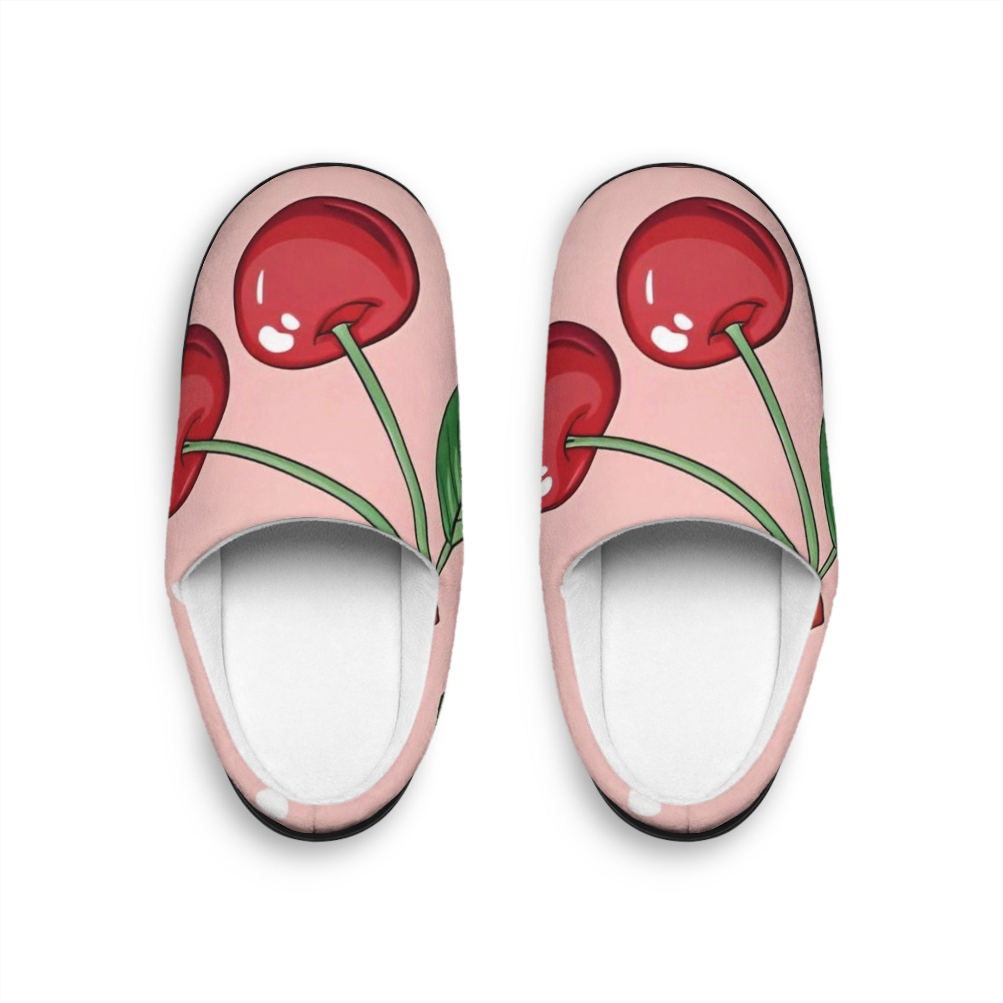 Cherry Blossom Women's Indoor Slippers — Pink Cozy House Shoes