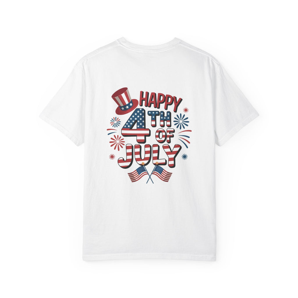 Patriotic Gnome with Balloons T-Shirt | Happy 4th of July USA Design