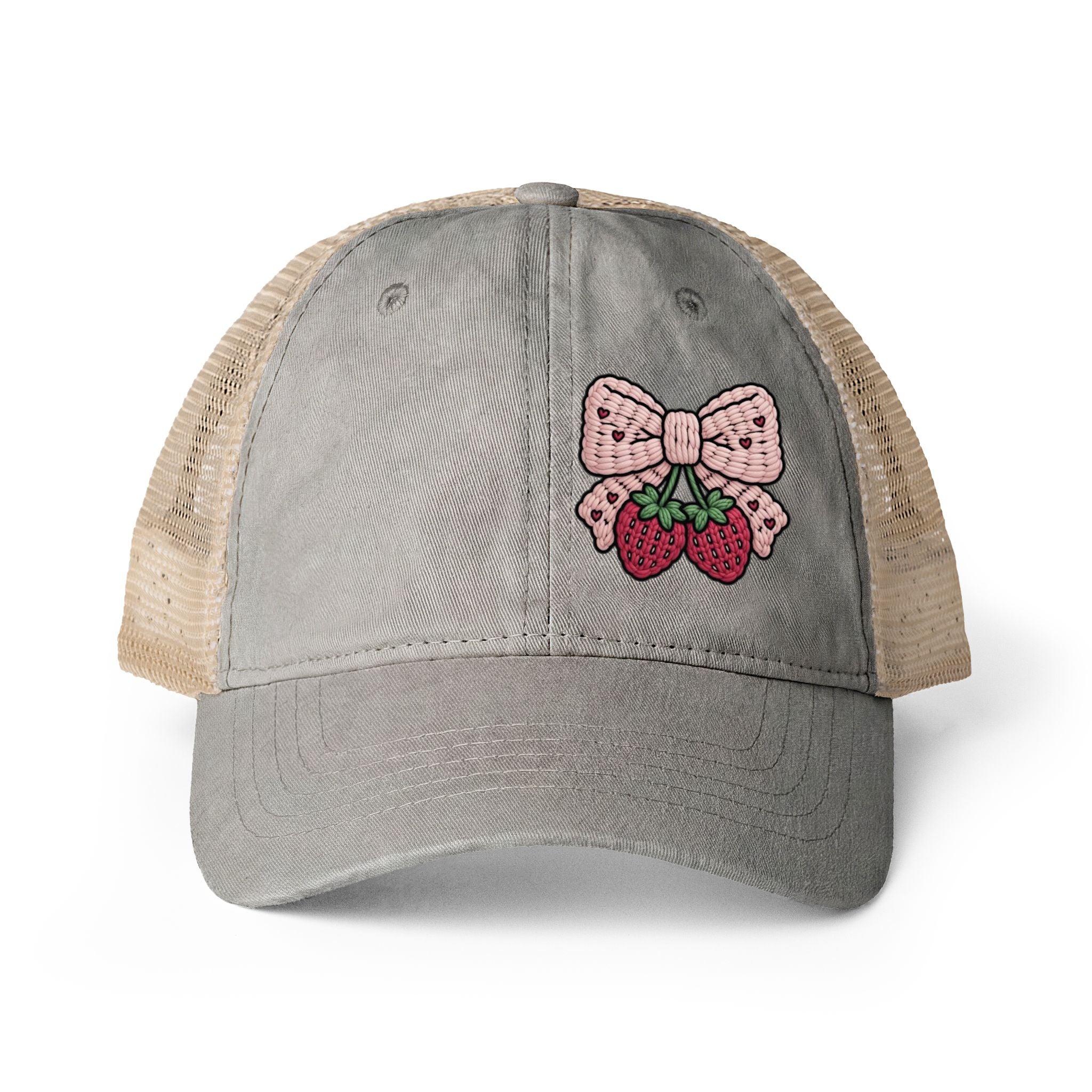 Women's Washed Mesh-Back Cap