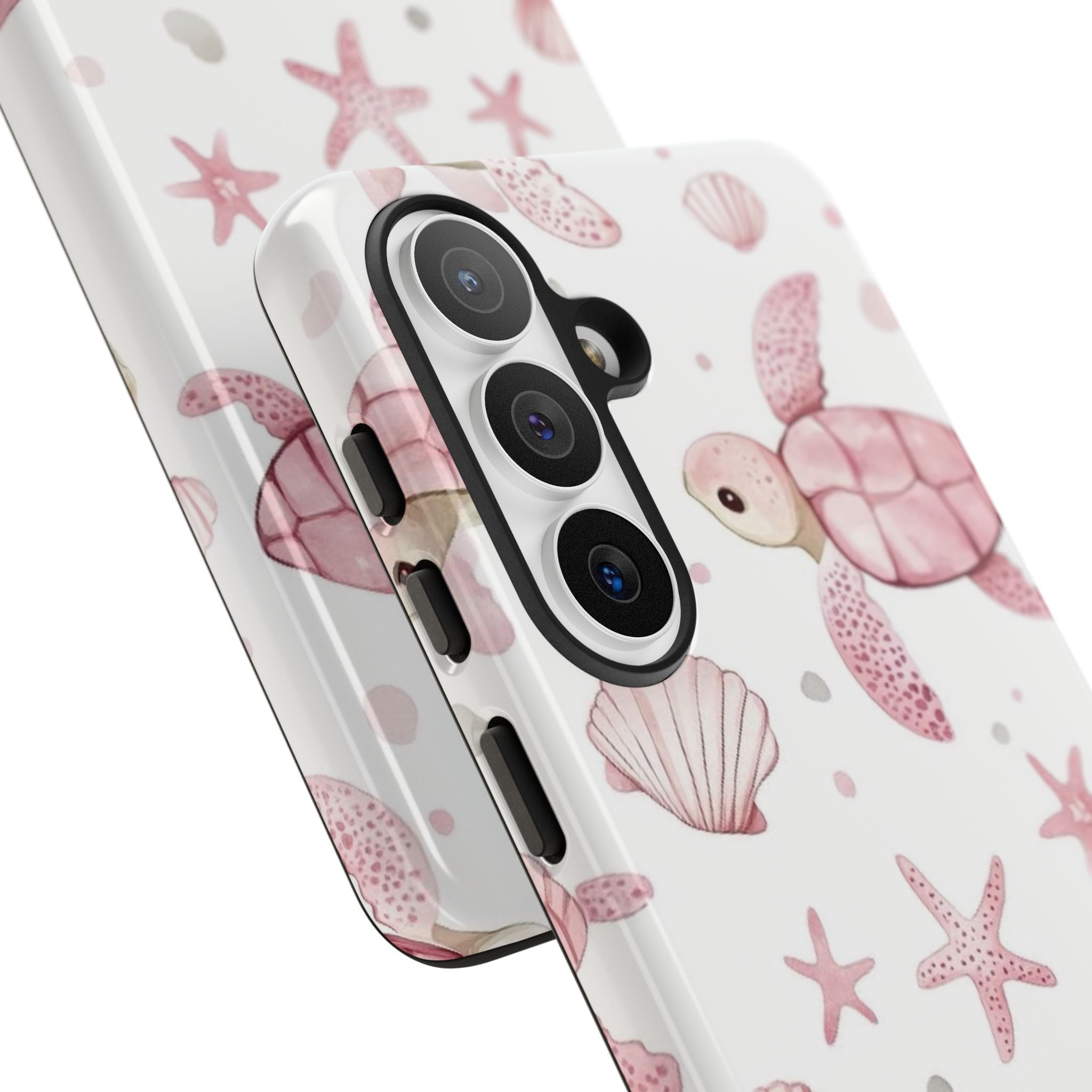 Pink Sea Turtle Pattern Phone Case | Tough Case