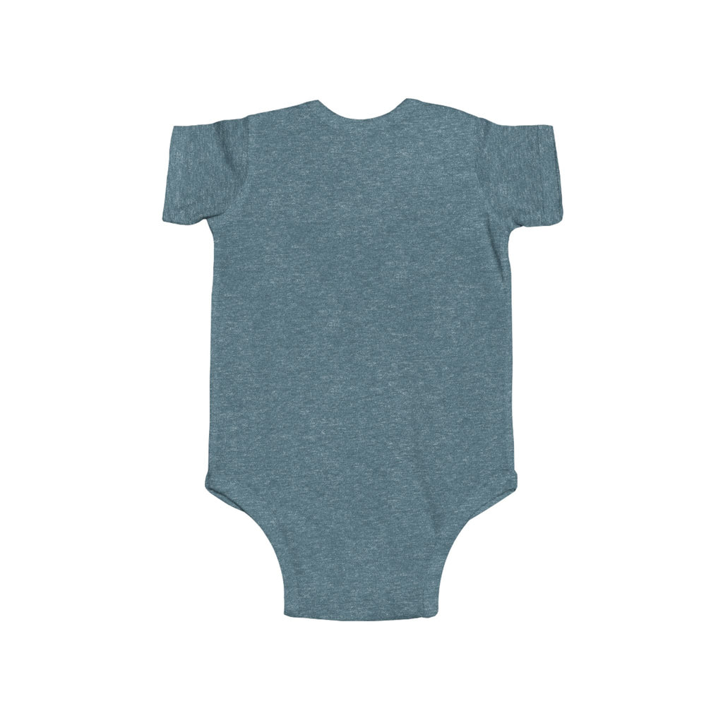 Baby Giraffe Bodysuit — Cute Blue Safari Infant Onesie