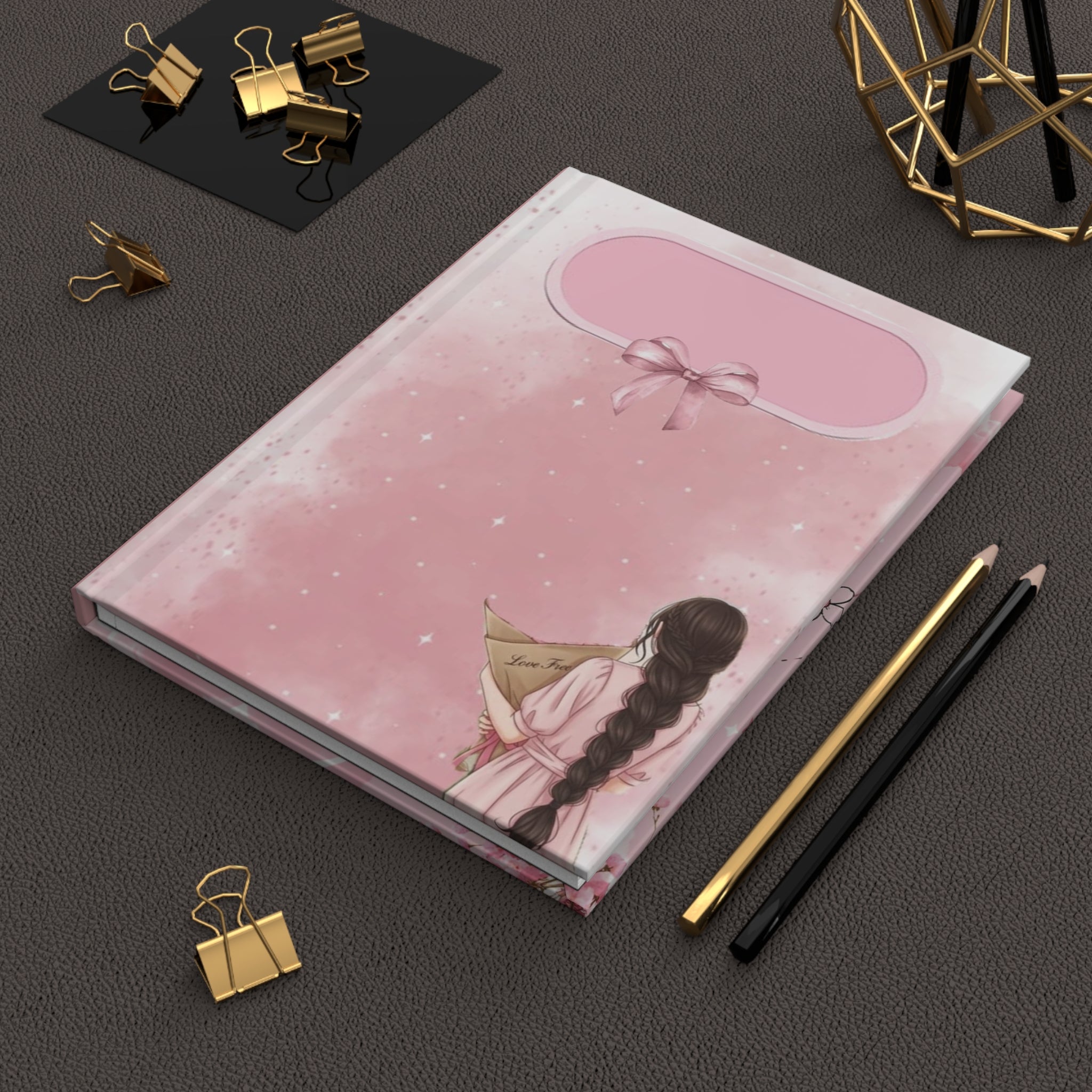 pink Journal Hardcover | Pink Inspirational Notebook