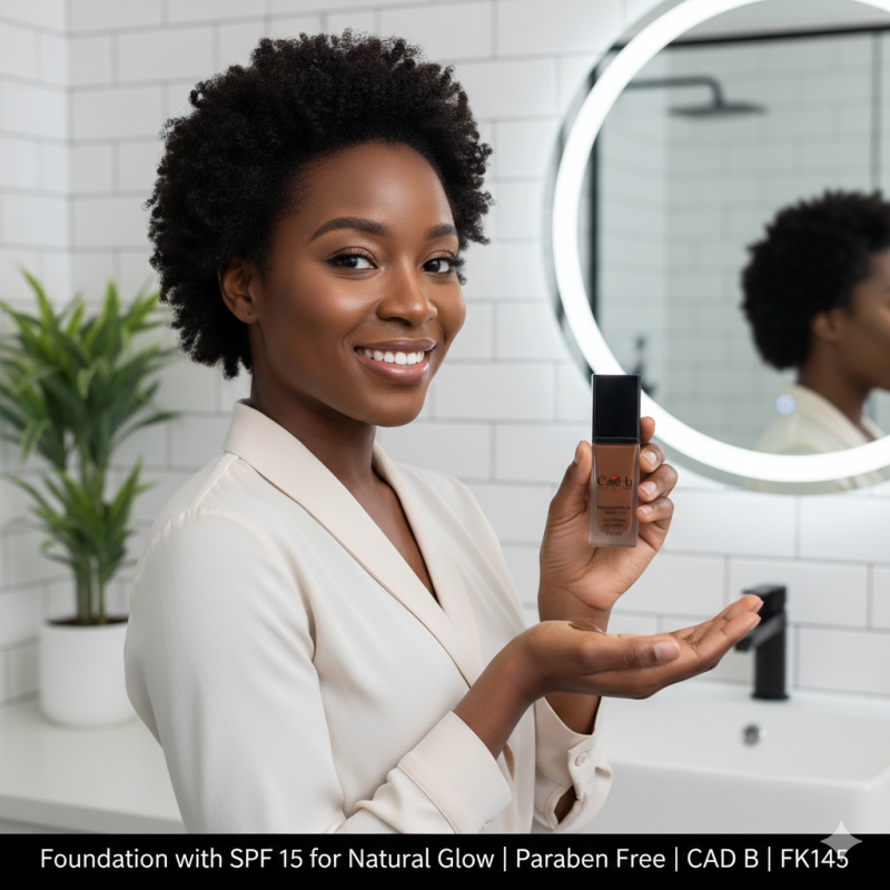 Foundation with SPF 15 for Natural Glow | Paraben Free | CAD B | FK145