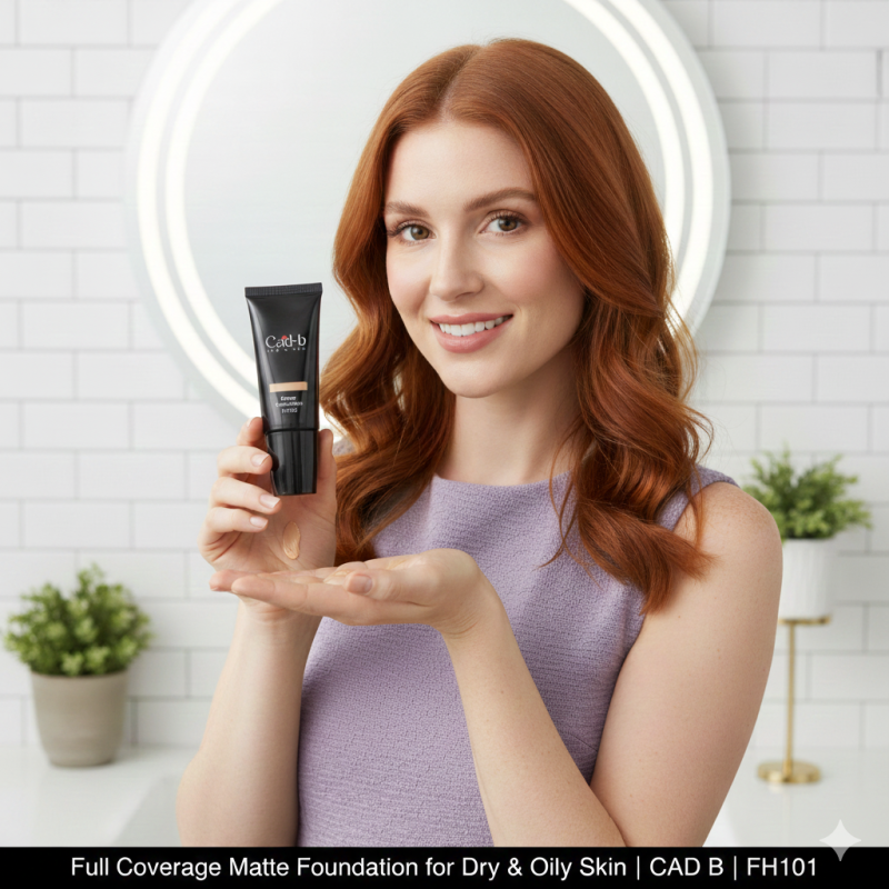 Full Coverage Matte Foundation for Dry & Oily Skin | CAD B | FH101